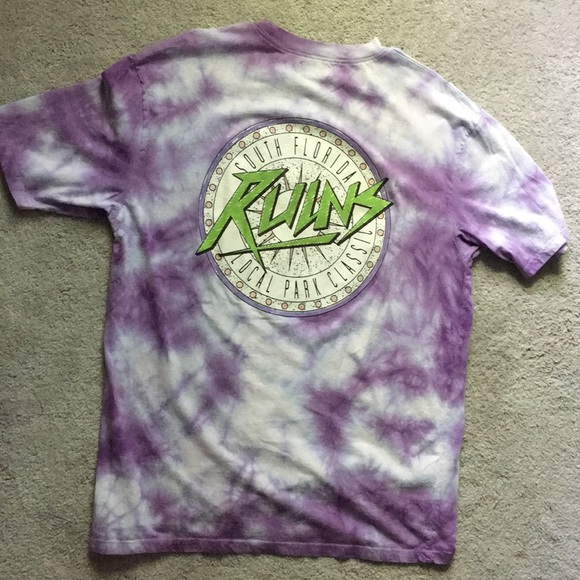 Top Man Purple TyeDye Shirt - Picture 3 of 4